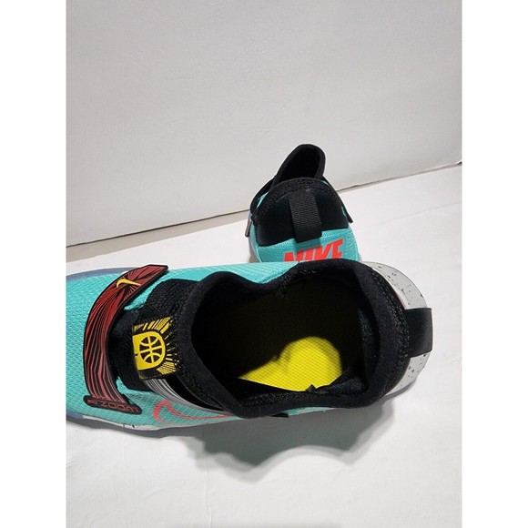 New Nike Zoom Flight Big Kids (GS) Size 7Y CK0787 300 Basketball Aurora Green - Picture 7 of 9